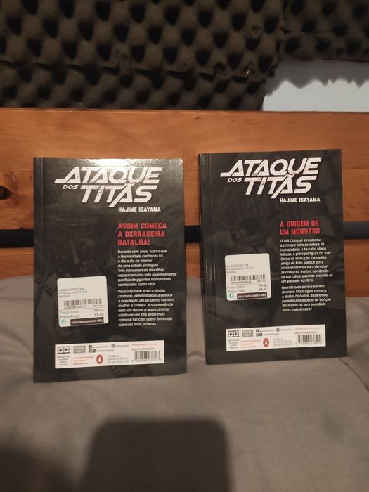 Attack on Titan volumes 1 e 2 em português