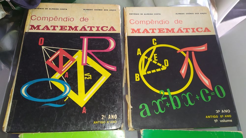 livros antigos de matemática compêndios, exercícios etc 9,99€ cada