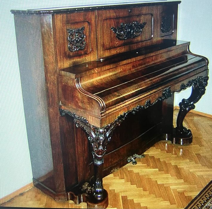 Pianino Irmler z 1850-60 roku – Historyczny instrument