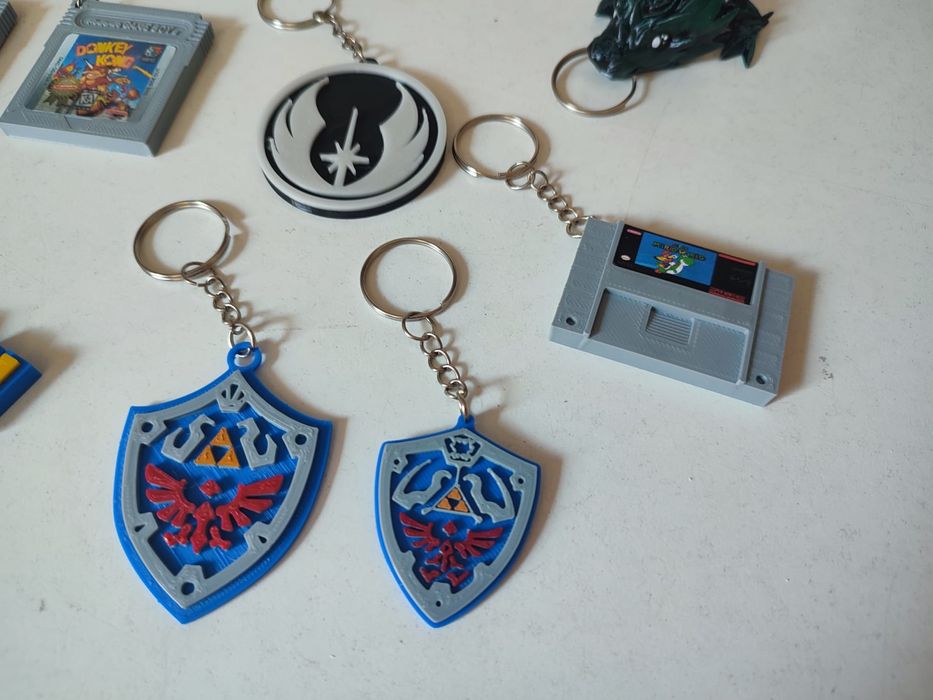 Porta-Chaves do Pokémon, Zelda, Gameboy, Nintendo e Star Wars