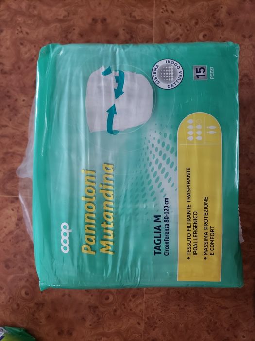 Памперсы размер М,XL