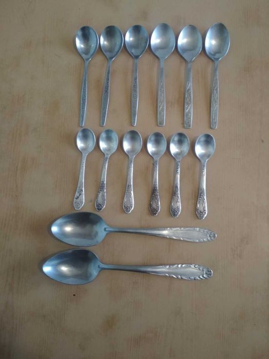 Столовые приборы вилки, ложки, ножи нержавейка СССР