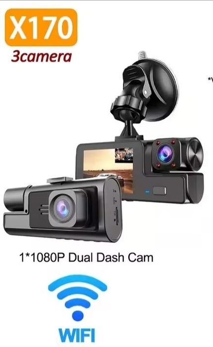 Видеорегистратор WIFI с 2 камерами