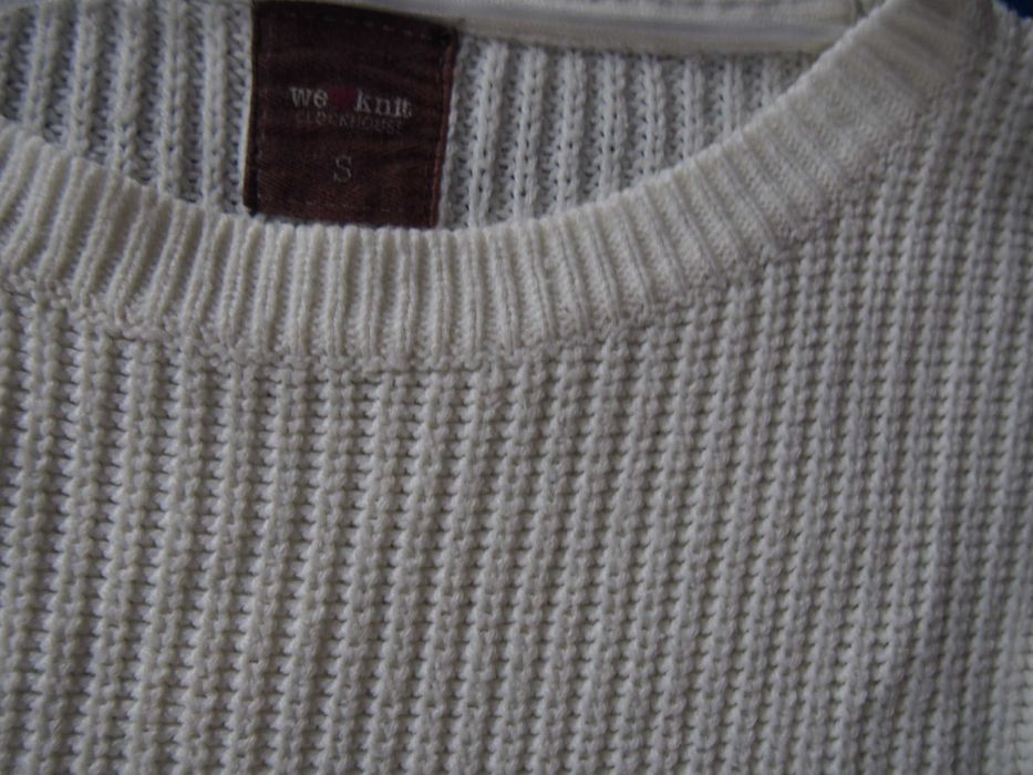 Sweter bluzka biała S/M Clockhouse
