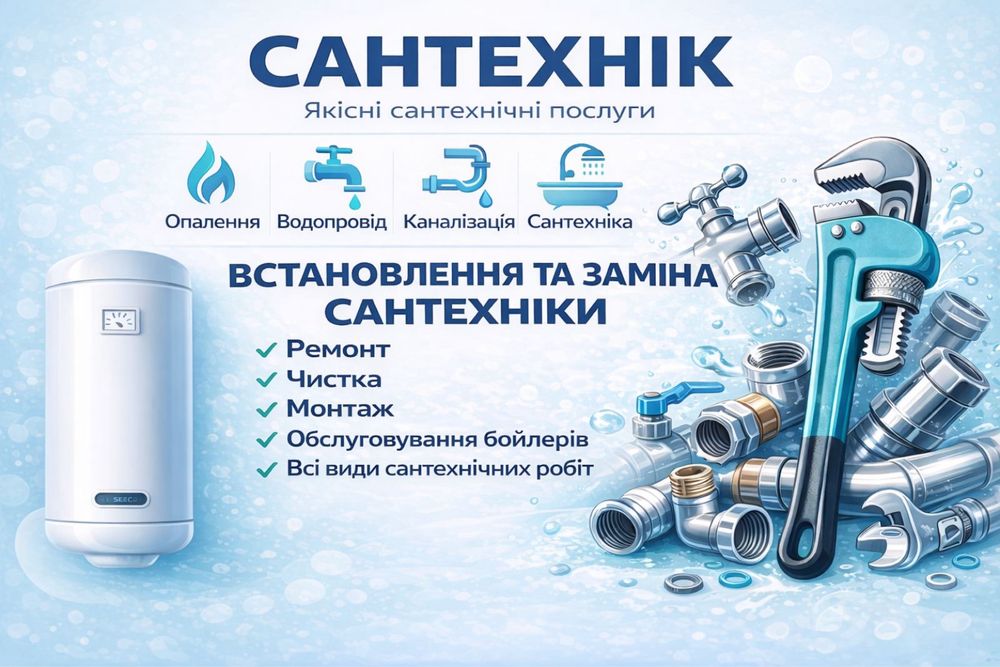 Сантехнік ,  Робимо   роботу будь якоі складності