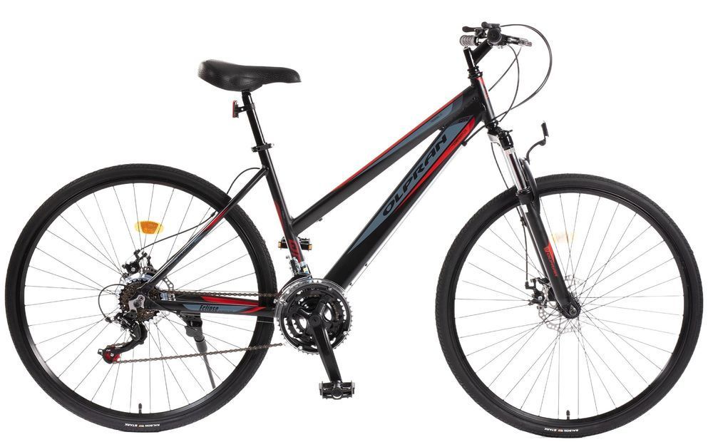 Eclipse  Alu Lady Czarno Czerwony