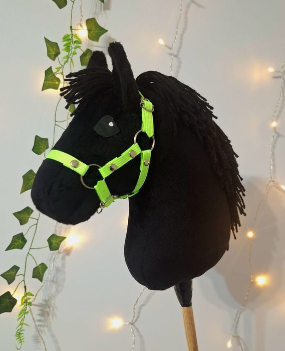 Piękny Hobby horse, konik na patyku