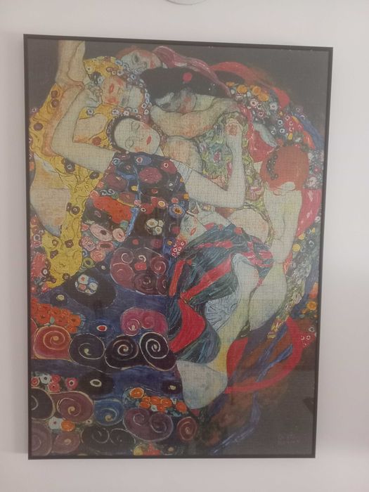 Obras de arte puzzle emoldurado