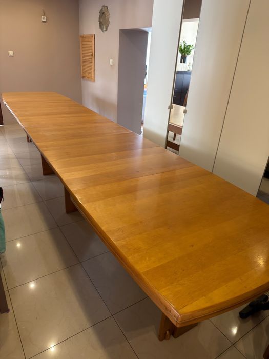 Stół 180x75 rozkładany i 6 krzeseł