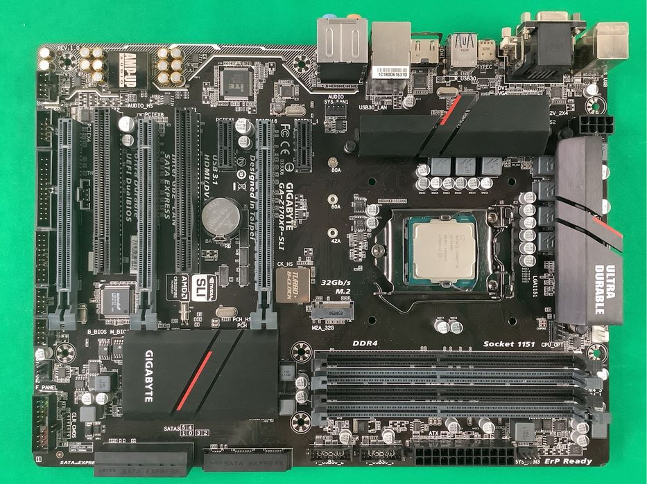 i5-7500K та GA-Z170XP-SLI GIGABYTE комплект материнська плата та CPU