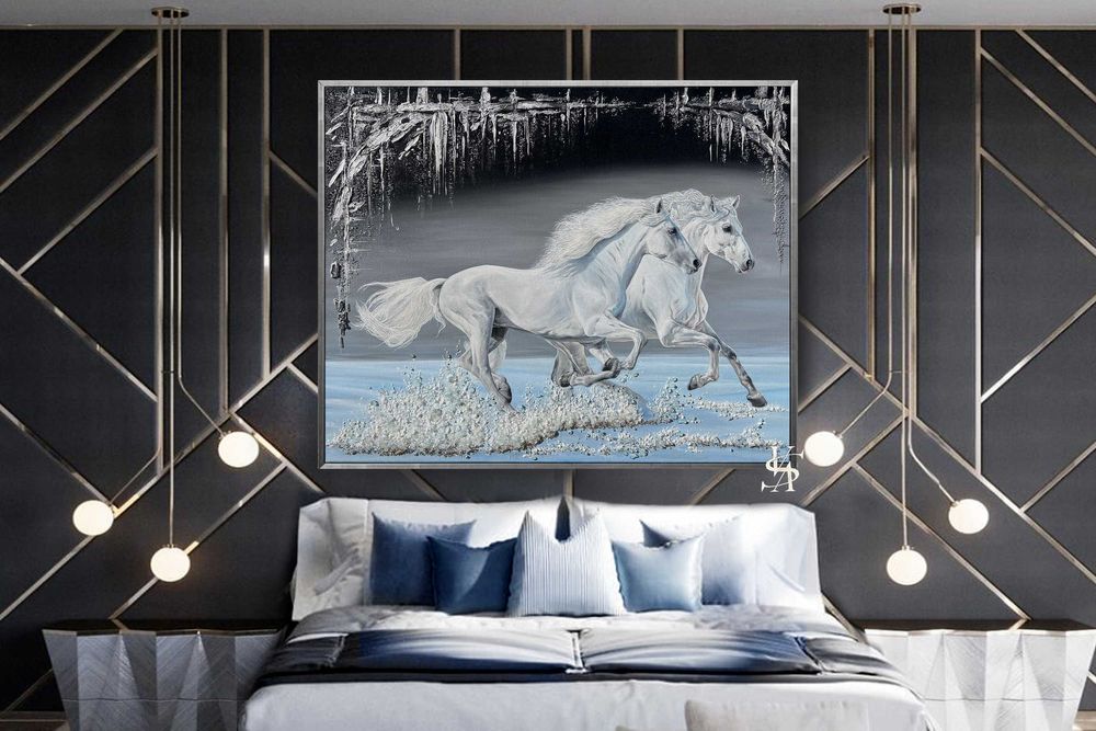 Живопис Сучасна Картина Олійними Фарбами на Полотні