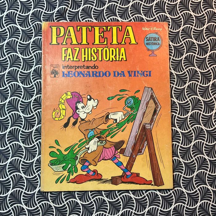 Pateta Faz História Interpretando Leonardo Da Vinci