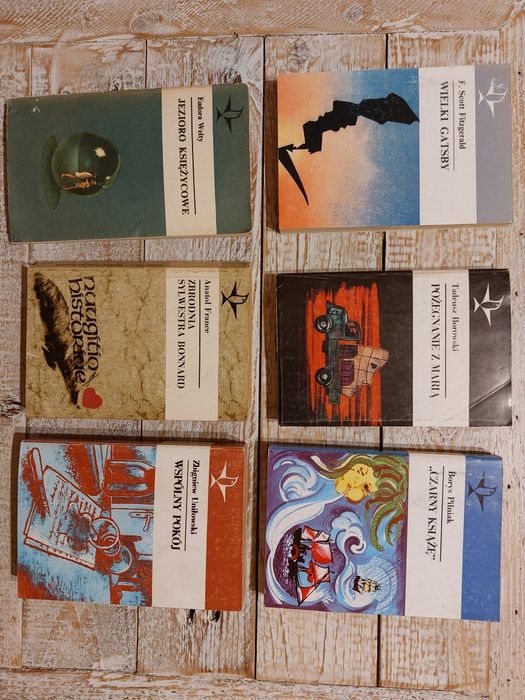 Zestaw 6 książek:Fitzgerald,Borowski,Pilniak,Uniłowski,France,Welty
