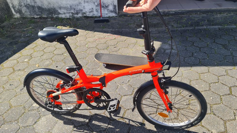 Bicicleta dobrável fold 500 BTWIN