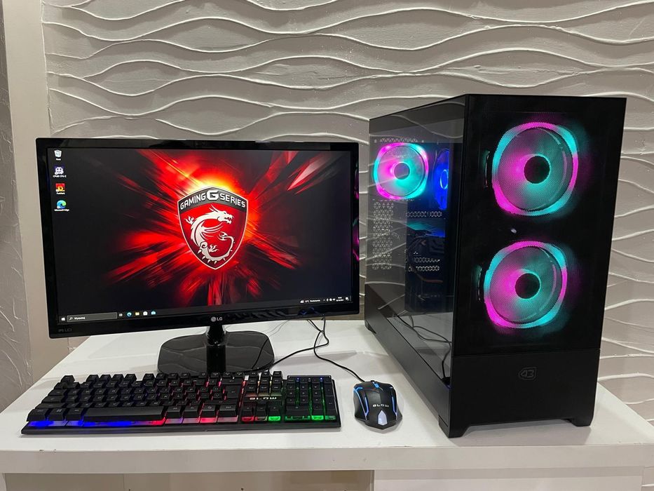 Komputer i5-6402P / RX 470 8GB / SSD / HDD / 16 RAM / Monitor / Gaming