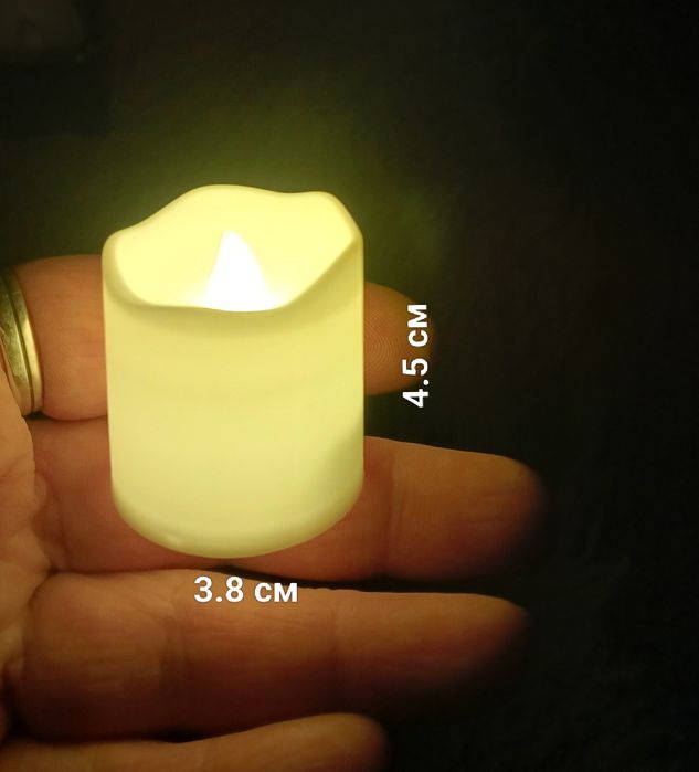 Свічки на батарейках .