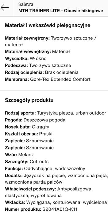 Buty hikingowe Salewa