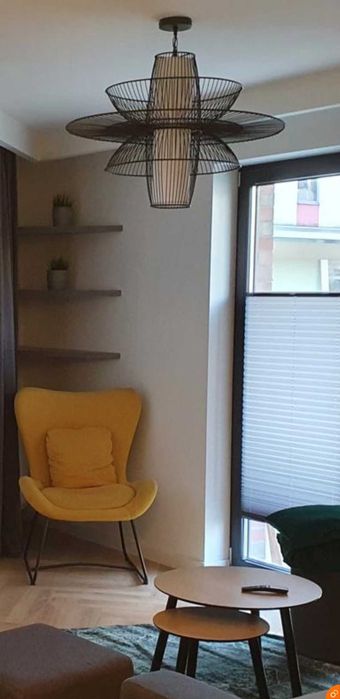 Lampa industrialna czarna  sufitowa