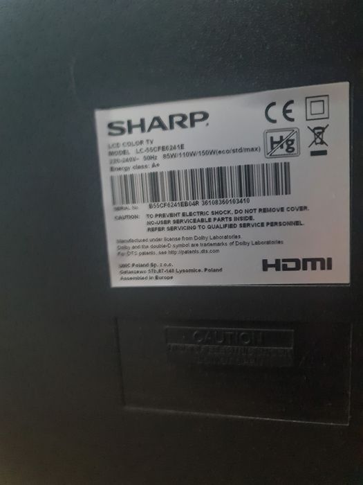 Tv sharp do naprawy