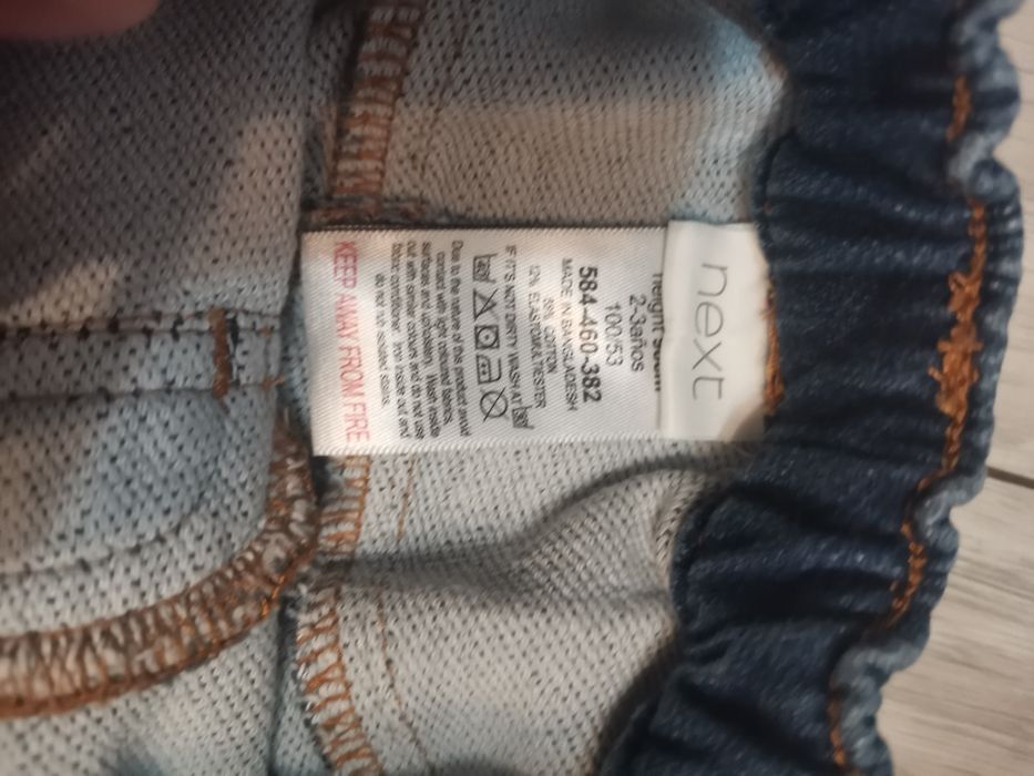 Spódniczka dziecięca jeans 98 2 3 latka next krótka mini