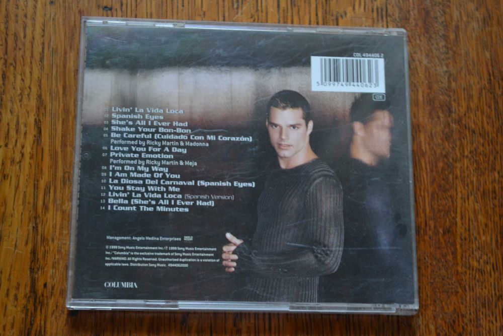 Ricky Martin  płyta CD