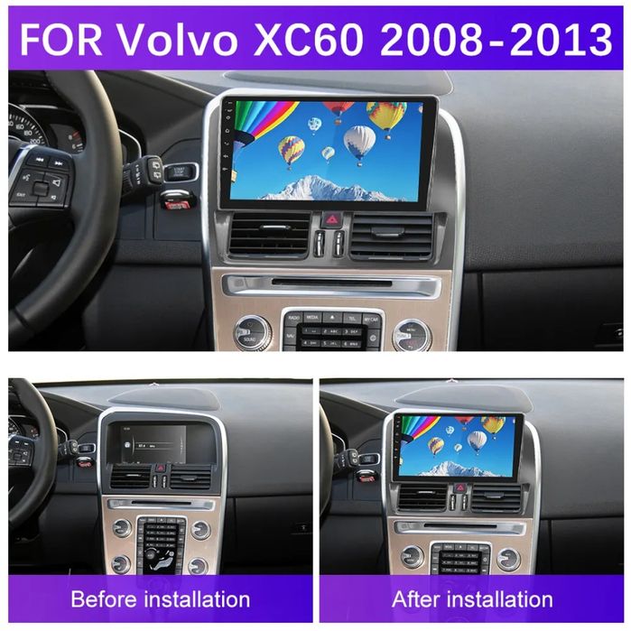 Rádio Android Volvo Xc60 2007 a 2017 CARPLAY WIFI GPS 2/32GB novo