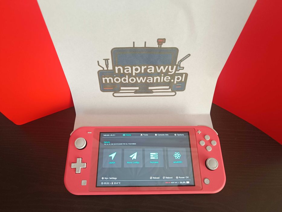 Nintendo switch różne kolory nowa zmodowana CFW atmospher karta 128 GB
