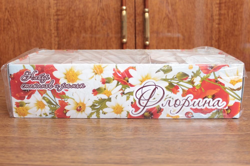 Набір стаканів та стопок 12шт.