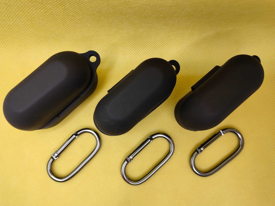 Чехол силиконовый на наушники Samsung Galaxy Buds 3 / 3 Pro + карабин!