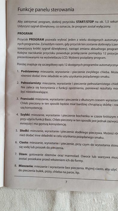 Sprzedam domowe urządzenie do pieczenia chleba, ciasta i dżemów