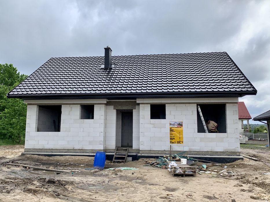 Dachy Przebudowy Budowa Domów Pokrycia Dachowe Blachodachówka Trapez