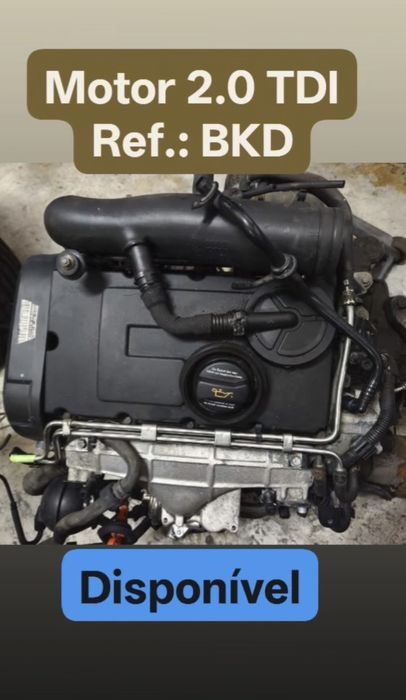 Motor Audi A3 . 2.0 TDI.  referência BKD