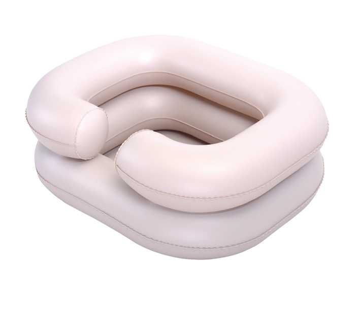 Pneumatyczna miska do mycia głowy z prysznicem