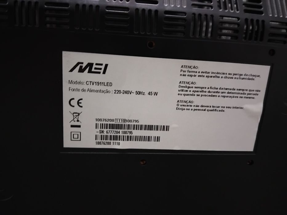 Tv CTV1911LED para peças