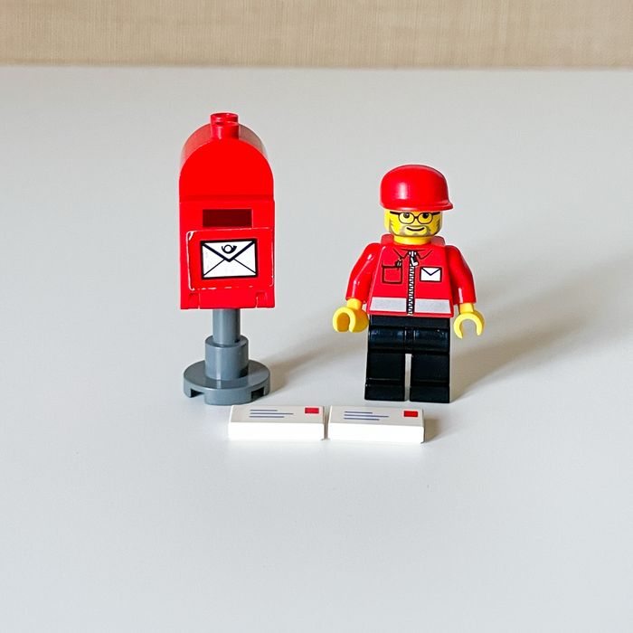 Lego 7731 e 7732 Air Mail/Van Conjunto 2008 Completo com Instruções