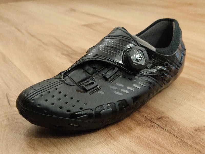 Sapatos de Ciclismo Bont Helix Carbon moldáveis "Novos"