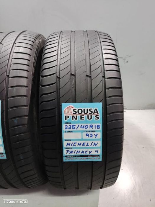 2 pneus semi novos 225-40r18 michelin - oferta dos portes 120 EUROS