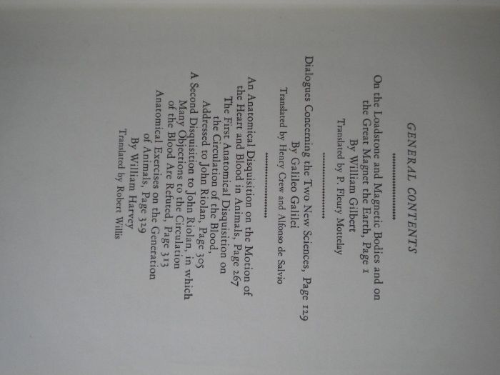 Tratados Científicos - William Gilbert/ Galileo Galilei/William Harvey