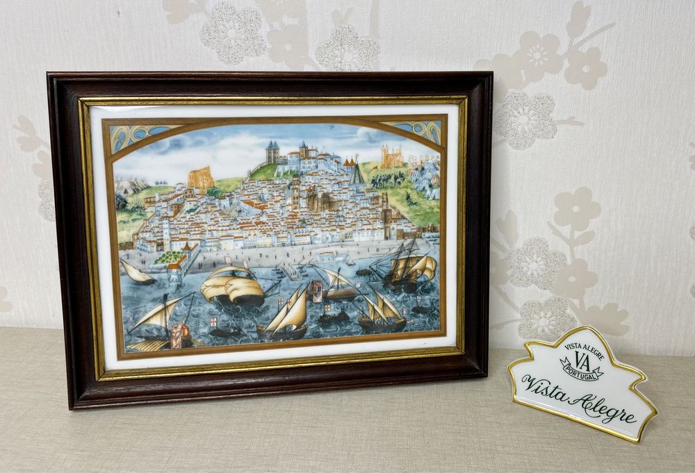 A mais antiga Vista Panorâmica de Lisboa Vista Alegre Coleção Limitada