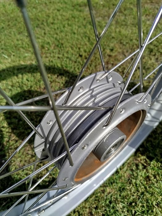 Koła wsk 125 komplet nierdzewne szprychy