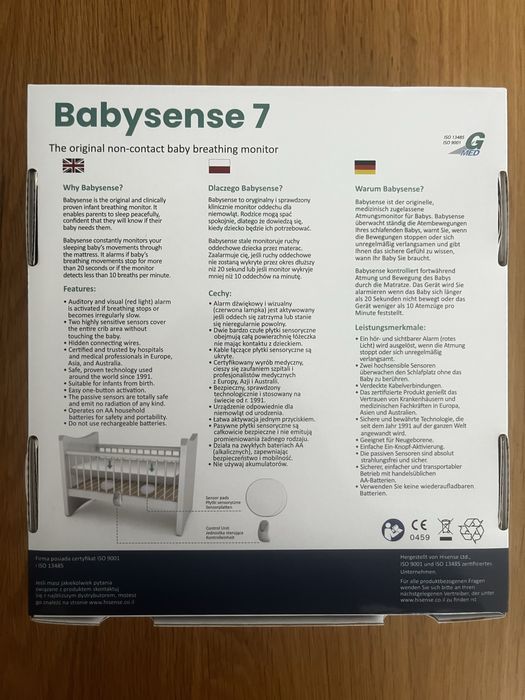 Minitor oddechu dziecka Babysense 7