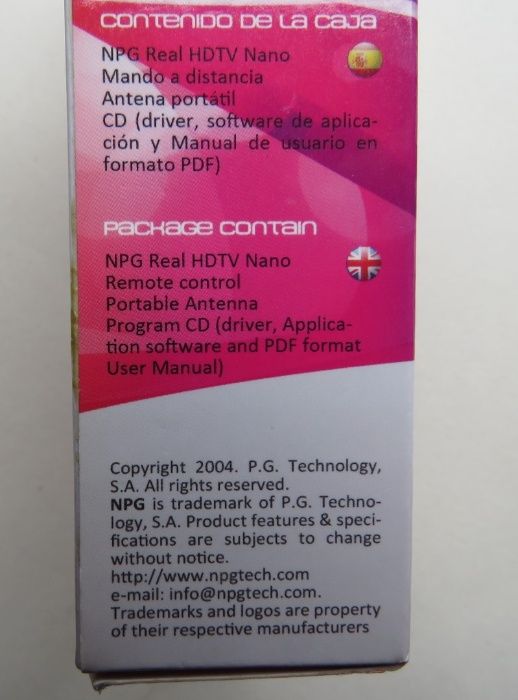 NPG - Real HDTV Nano