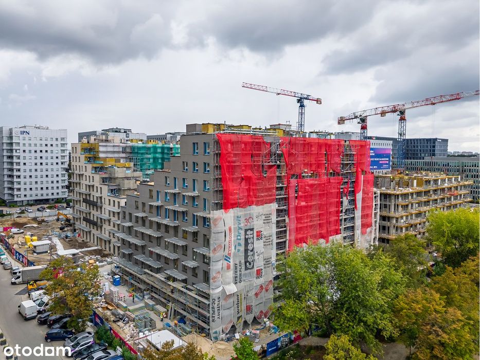 Modern Mokotów | 2 pokoje | zachód | widok na park