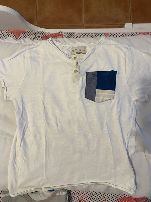 Tshirt Menino 6-7 anos 122cm Zara