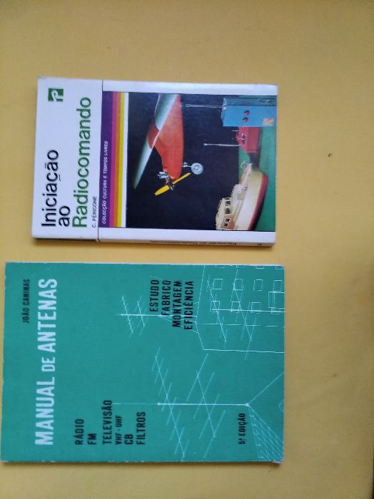 Livros sobre: Eletrónica, Televisão; Radiotecnia, Antenas