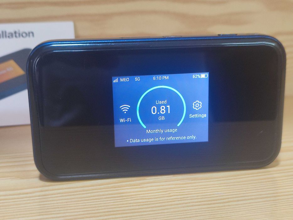 ZTE 5G MU5001 Router SIM Roteador Wi-Fi