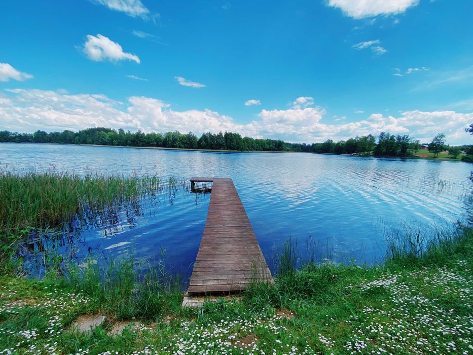 Domek nad jeziorem! Ruska bania!jacuzzi! Pomost!Plaża