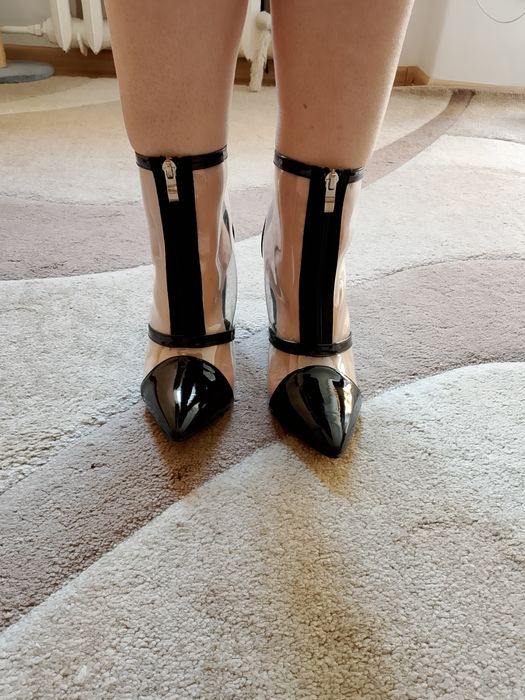 Buty damskie transparentne