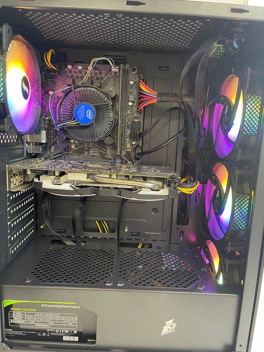 Игровой комп i3 12100f Intel 8x4.3GHz 8DDR4 240SSD RX580 8Gb RGB
