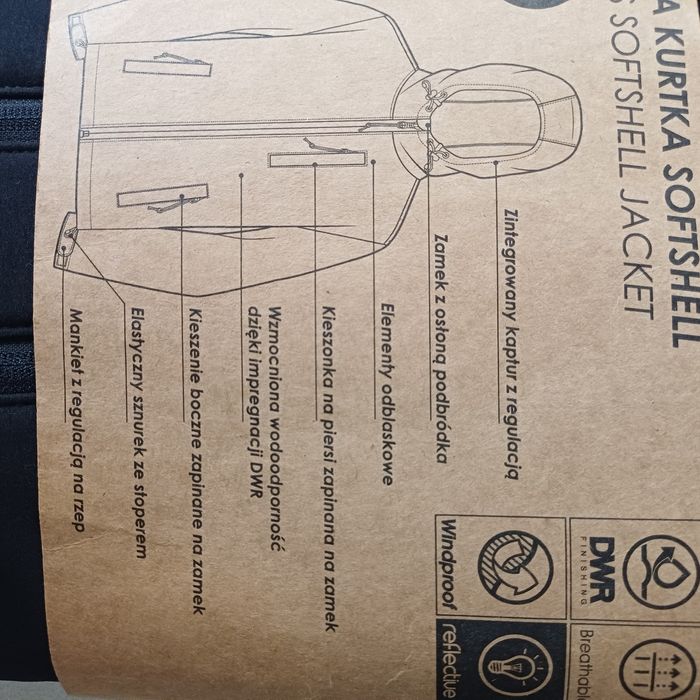 Kurtka Campus męska,  softshell  nowa